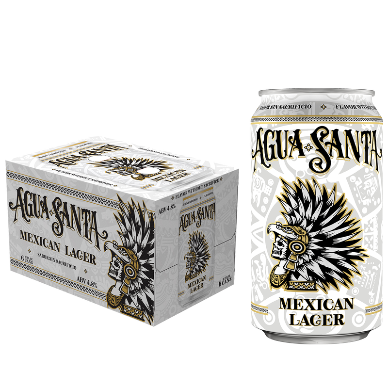 Figueroa Mountain Brewing Co. Agua Santa Mexican Lager 6pk 12oz Cans