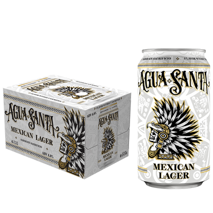 Figueroa Mountain Brewing Co. Agua Santa Mexican Lager 6pk 12oz Cans