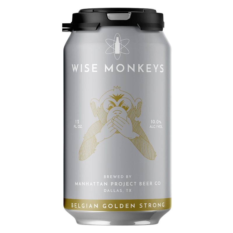Manhattan Project Wise Monkeys Belgian Golden Strong 4pk 12oz Can 10.0% ABV
