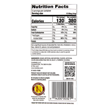 Charms Fluffy Stuff Cotton Candy 3.5oz