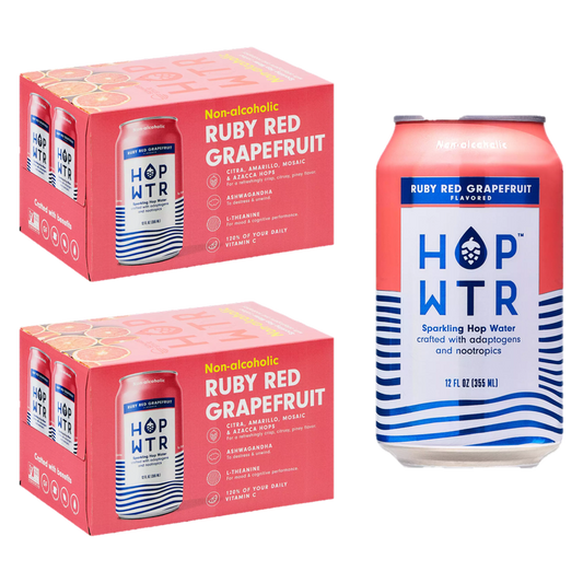 HOP WTR Ruby Red Grapefruit 12pk 12oz Can