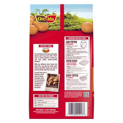 Ore Ida Extra Crispy Fast Food Fries, 26oz