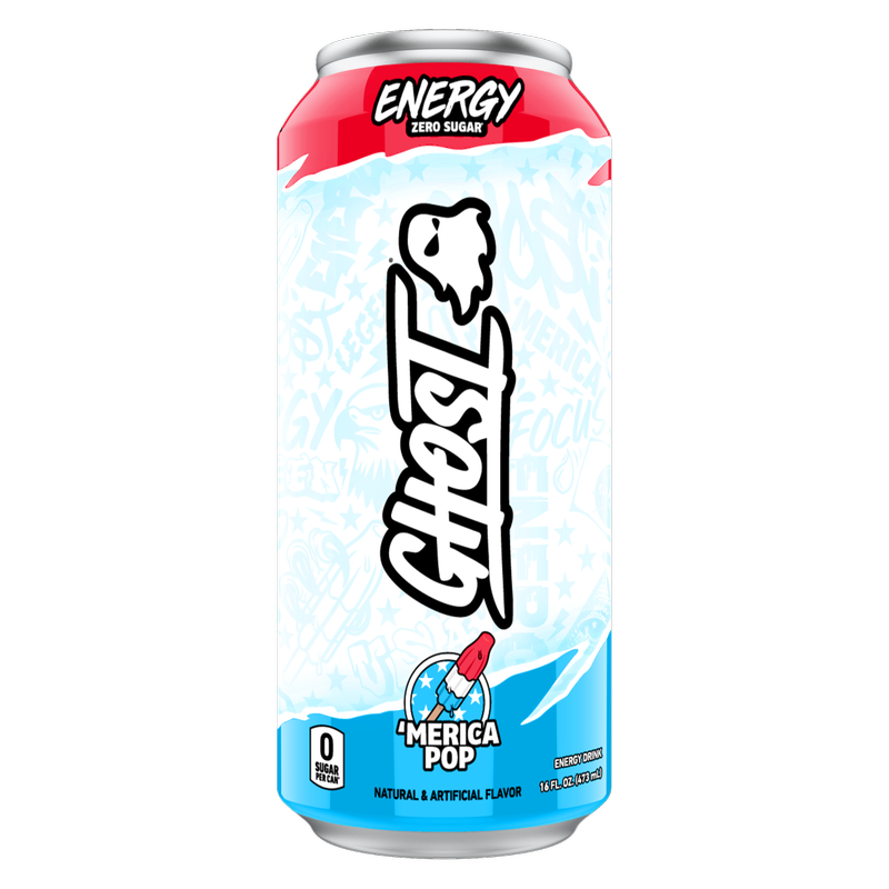 GHOST ENERGY 'Merica Pop 16oz Can