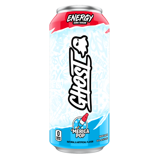 GHOST ENERGY 'Merica Pop 16oz Can