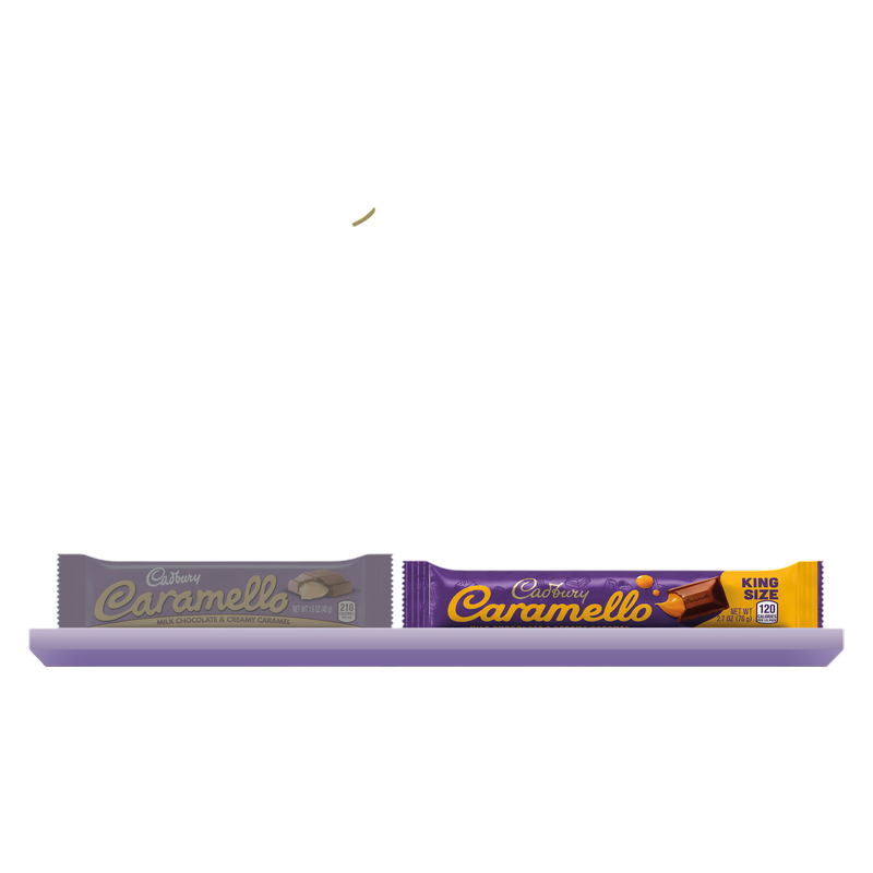 Cadbury Caramello Milk Chocolate Caramel King Size Candy, 2.7 oz