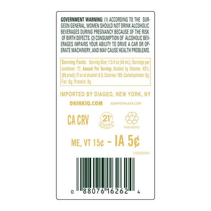 Johnnie Walker Green Label Scotch 750ml