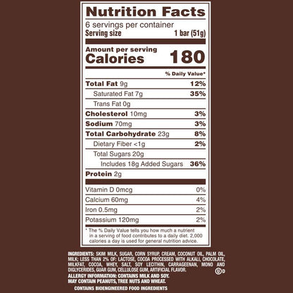 MILKY WAY Caramel and Chocolate Ice Cream Bars, 6 Pack, 2 Oz Bars