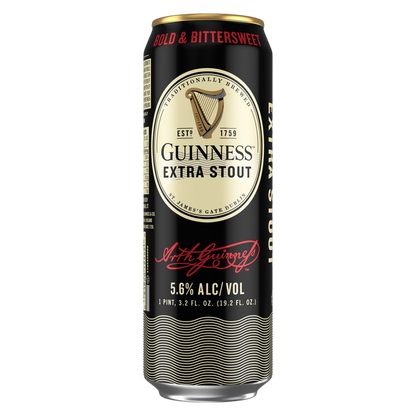 Guinness Extra Stout Single 19.2oz Can 5.6% ABV