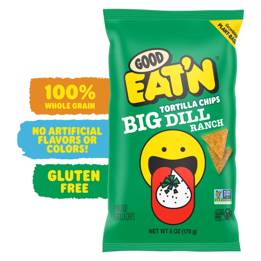 Good Eat'n Big Dill Ranch Tortilla Chips, 6oz