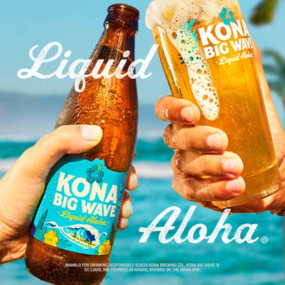 Kona Big Wave Premium Beer 12pk 12oz Bottles 4.4% ABV