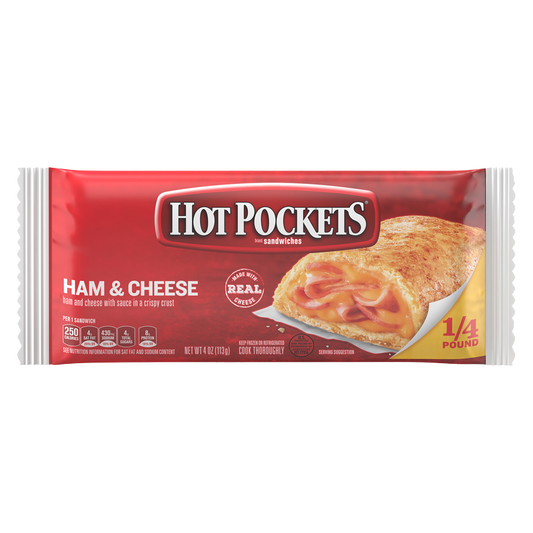 Hot Pockets Ham & Cheese Singles 8oz