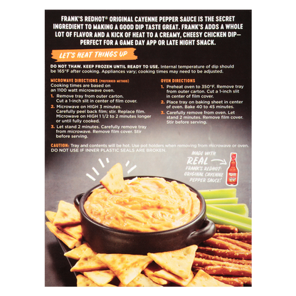Frank's RedHot Buffalo Chicken Dip Frozen 11oz