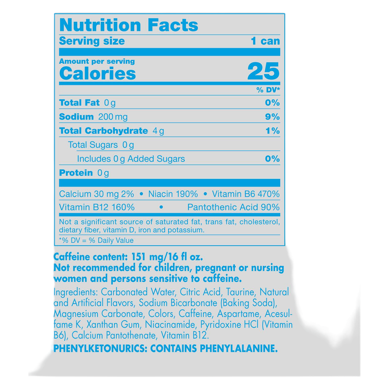 Red Bull Energy Drink Sugar Free 16oz Can