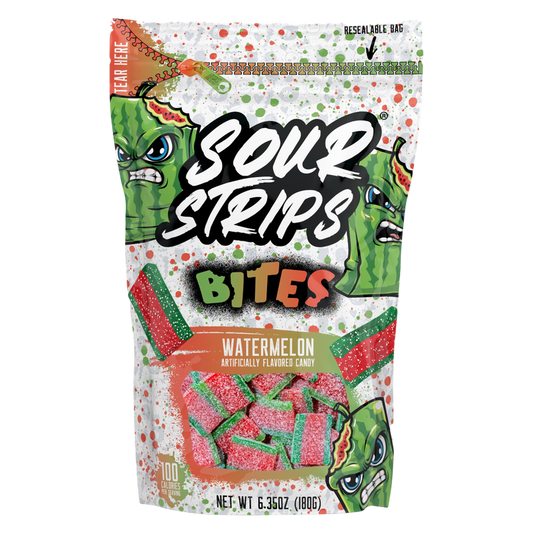 Sour Strips Watermelon Bites, 6.35 oz