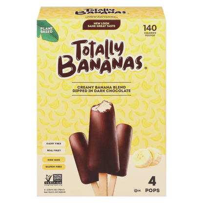 Totally Bananas Creamy Banana Blend Dipped in Dark Chocolate, 10.2 oz