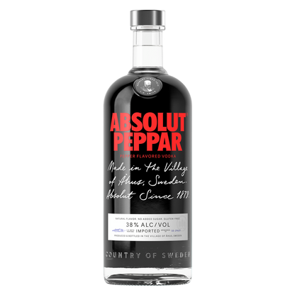 Absolut Peppar Vodka 1L (76 proof)