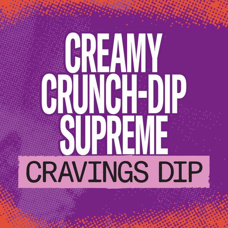 Taco Bell Creamy Crunch-Dip Supreme Cravings Dip, 15 oz Jar