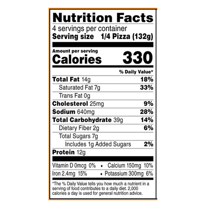 Tony's Frozen Pizzeria Style Crust Pepperoni Pizza 10in 18.56oz