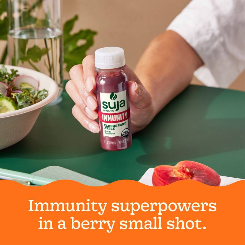 Suja Organic Immunity Elderberry Apple Shot 2oz Btl