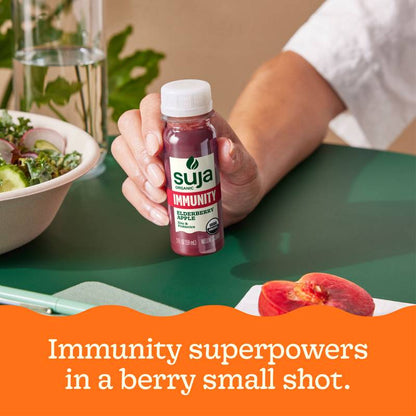 Suja Organic Immunity Elderberry Apple Shot 2oz Btl