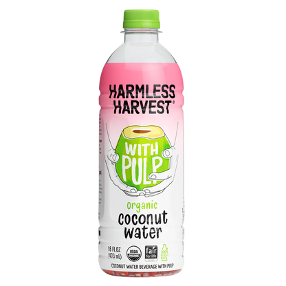 Harmless Harvest Organic Coconut Water with Pulp 16oz Btl