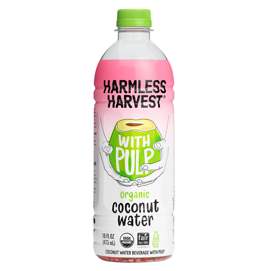 Harmless Harvest Organic Coconut Water with Pulp 16oz Btl