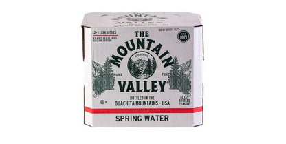 Mountain Valley Spring Water 12pk 1L Glass Bottle- XL