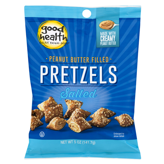 Good Health Salted Peanut Butter Filled Pretzels 5oz