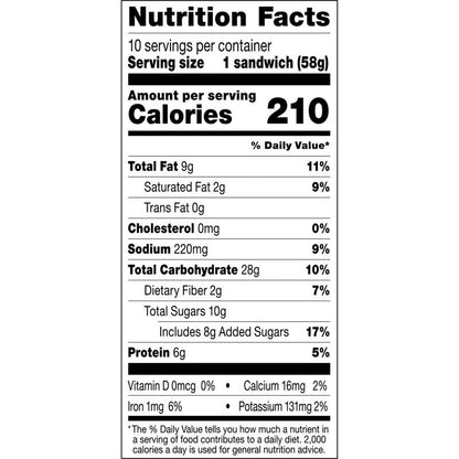 Smucker's Frozen Uncrustables PB & Grape 10ct