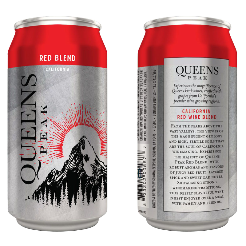 Queens Peak Red Blend 375ml