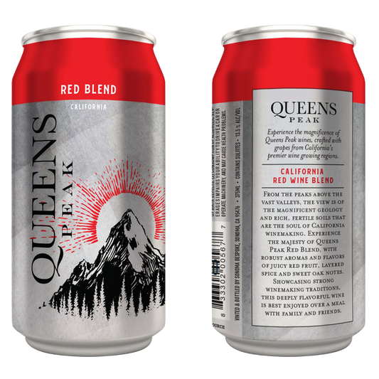 Queens Peak Red Blend 375ml