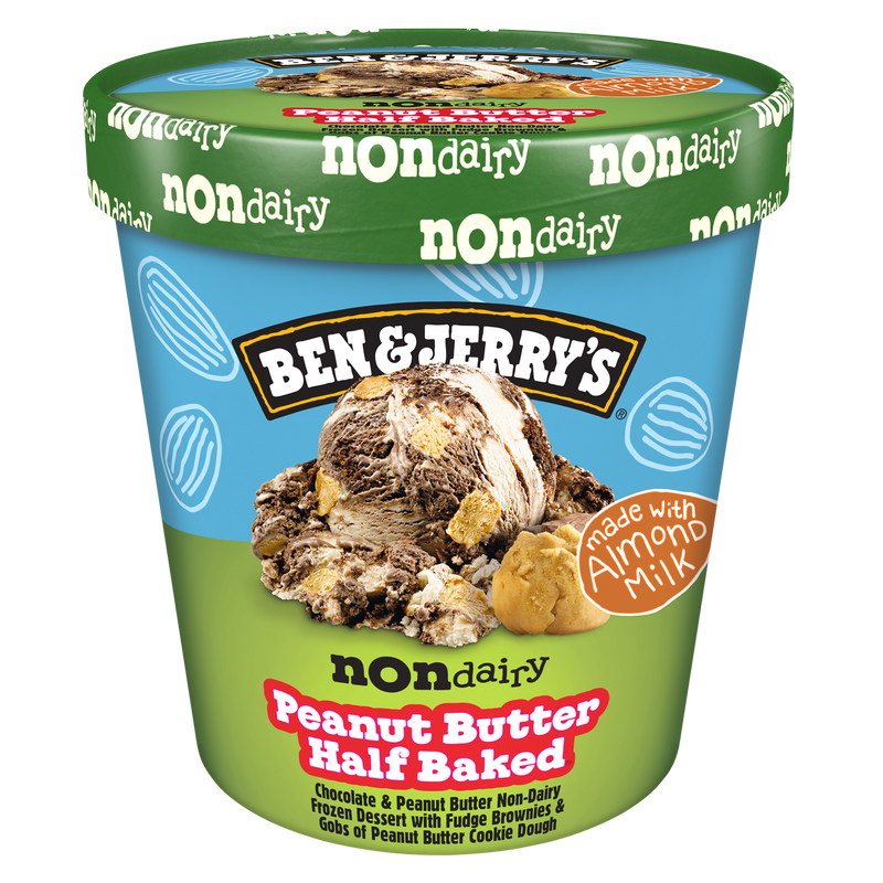 Ben & Jerry's Non-Dairy Peanut Butter Half Baked Pint