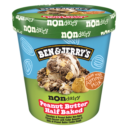 Ben & Jerry's Non-Dairy Peanut Butter Half Baked Pint