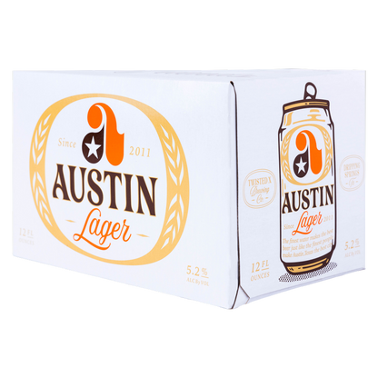 Twisted X Austin Lager 6pk 12oz Can 5.2% ABV