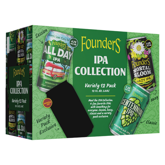 Founders IPA Collection Variety Pack 12pk 12oz Can