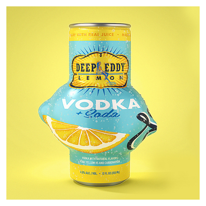 Deep Eddy Lemon Vodka & Soda 4pk 12oz 4.5% ABV