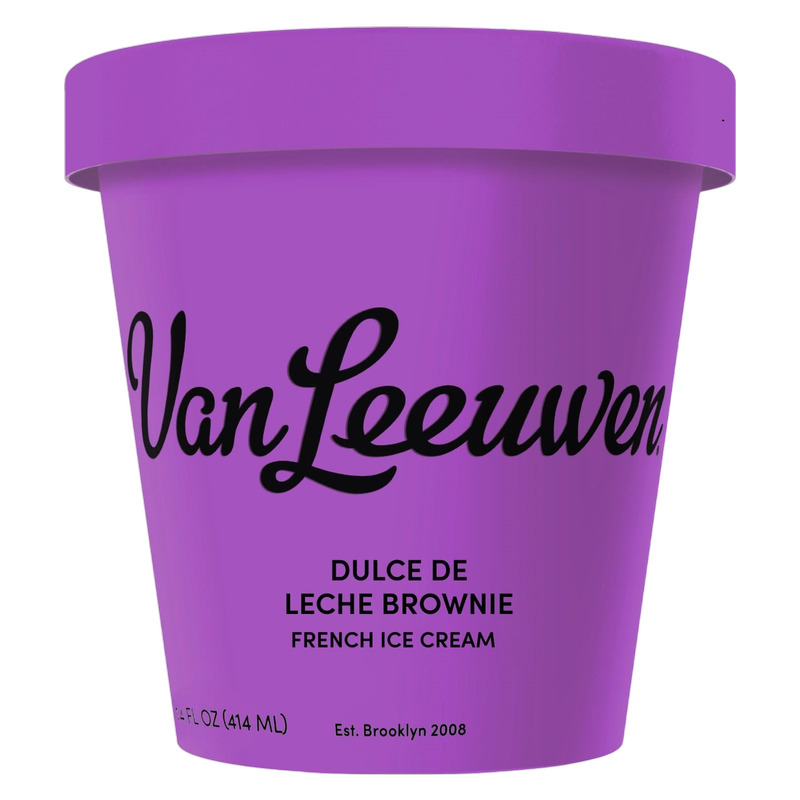 Van Leeuwen Dulce De Leche Brownie Ice Cream 14oz