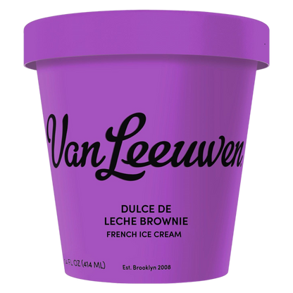 Van Leeuwen Dulce De Leche Brownie Ice Cream 14oz