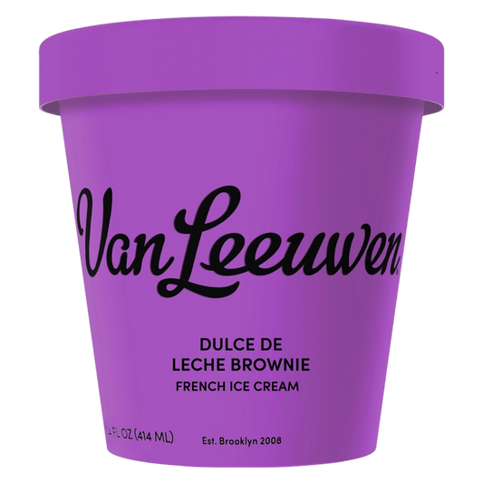 Van Leeuwen Dulce De Leche Brownie Ice Cream 14oz
