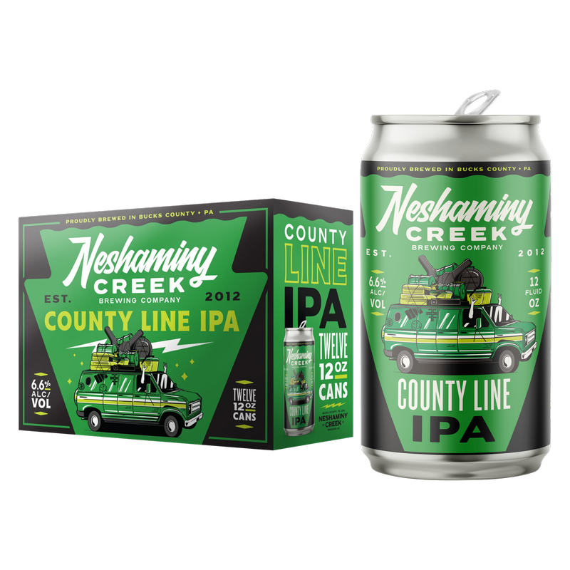 Neshaminy Creek County Line IPA 12pk 12oz Can 6.6% ABV