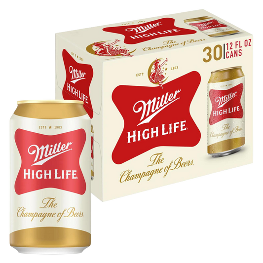 Miller High Life 30pk 12oz Can 4.6% ABV
