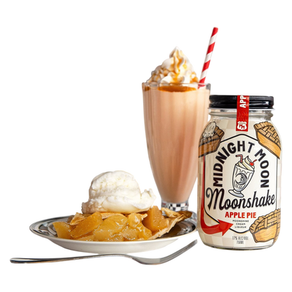 Midnight Moon Apple Pie Moonshake, 50ml, 34 Proof (17% ABV)
