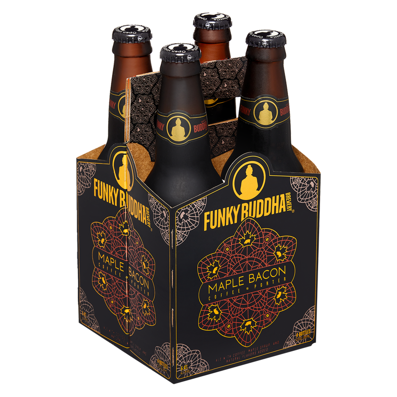 Funky Buddha Maple Bacon Coffee Porter 4pk 12oz Btl 6.5%