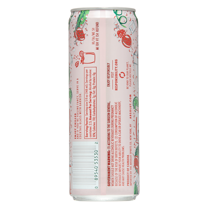 Absolut Berry Vodkarita 4pk 12oz Can 10.0% ABV