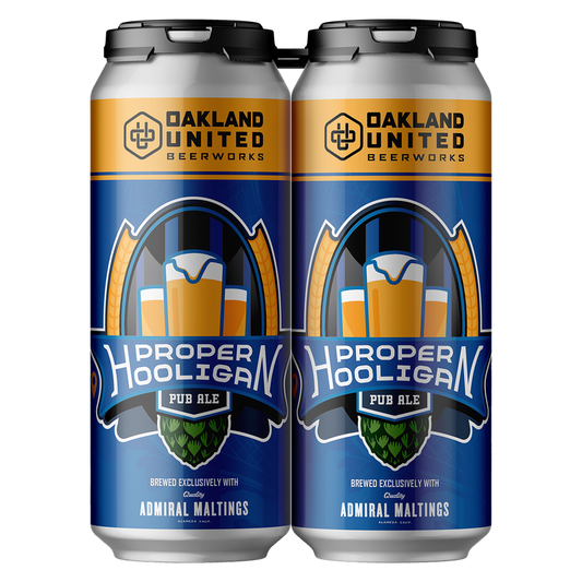 Oakland United Beerworks Proper Hooligan Pub Ale (4PKC 16 OZ)