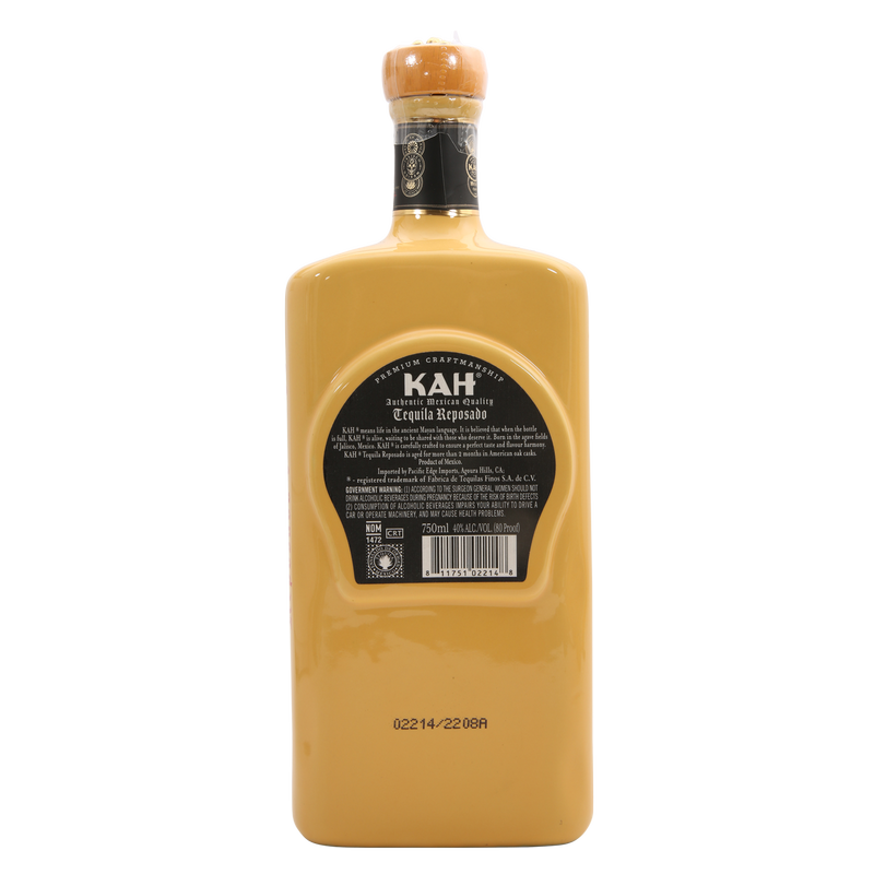 Kah Ceramic Reposado Tequila 750ml