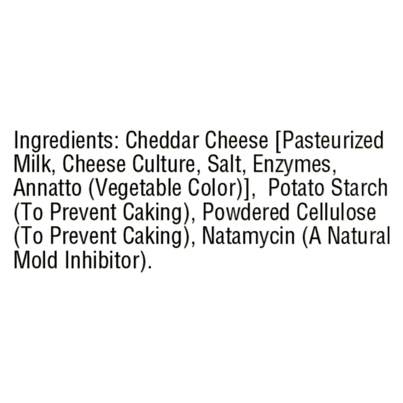 Sargento Shredded 4 State Cheddar Natural Cheese - 7.5oz