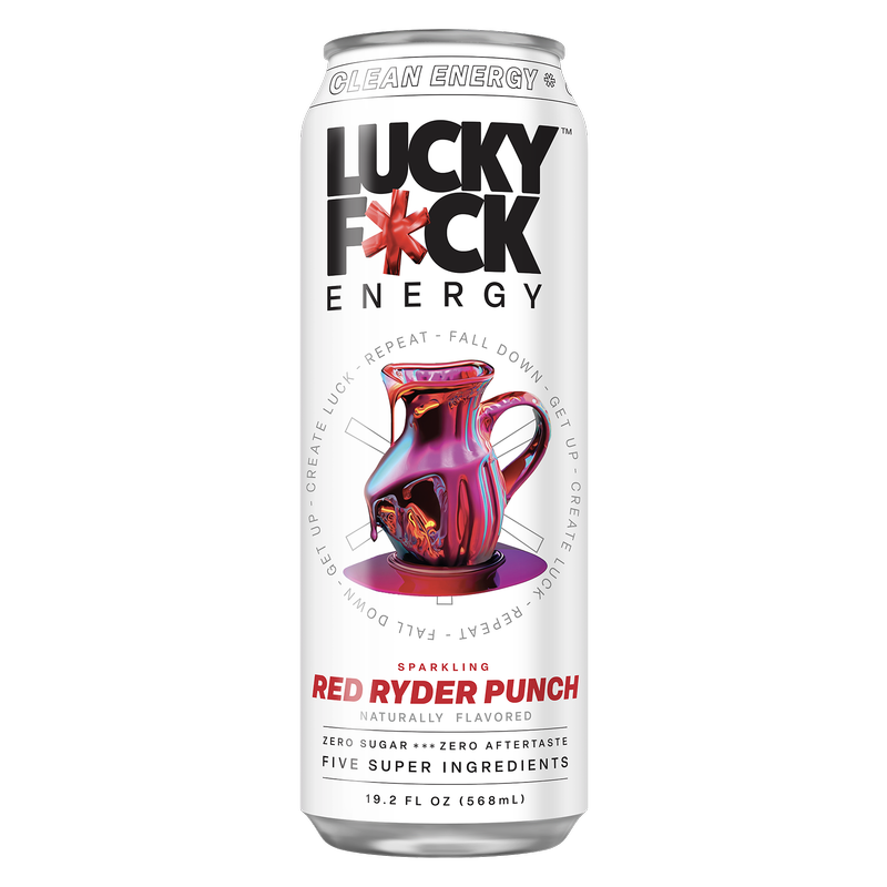 Lucky F*ck Red Ryder Punch Energy Drink 19.2oz Can