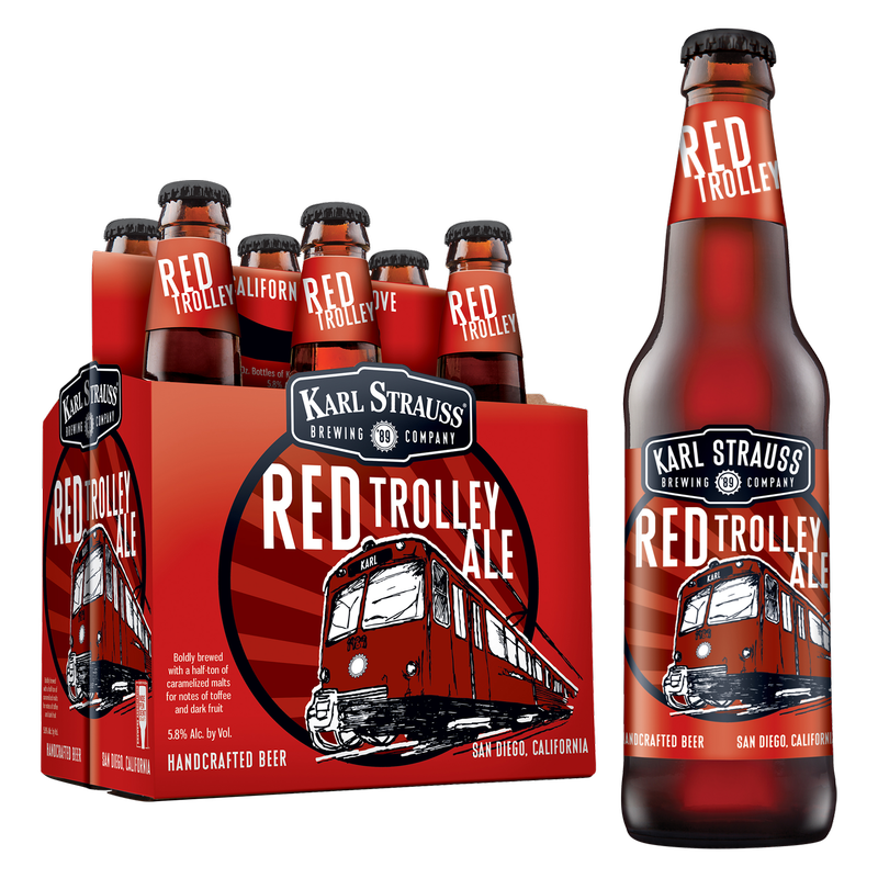 Karl Strauss Brewing Red Trolley Ale 6pk 12oz Btl