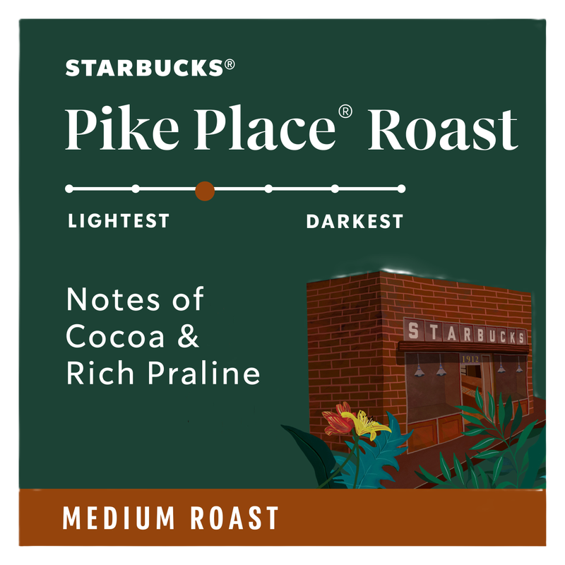 Starbucks Pike Place Roast Ground Coffee 12oz Bag